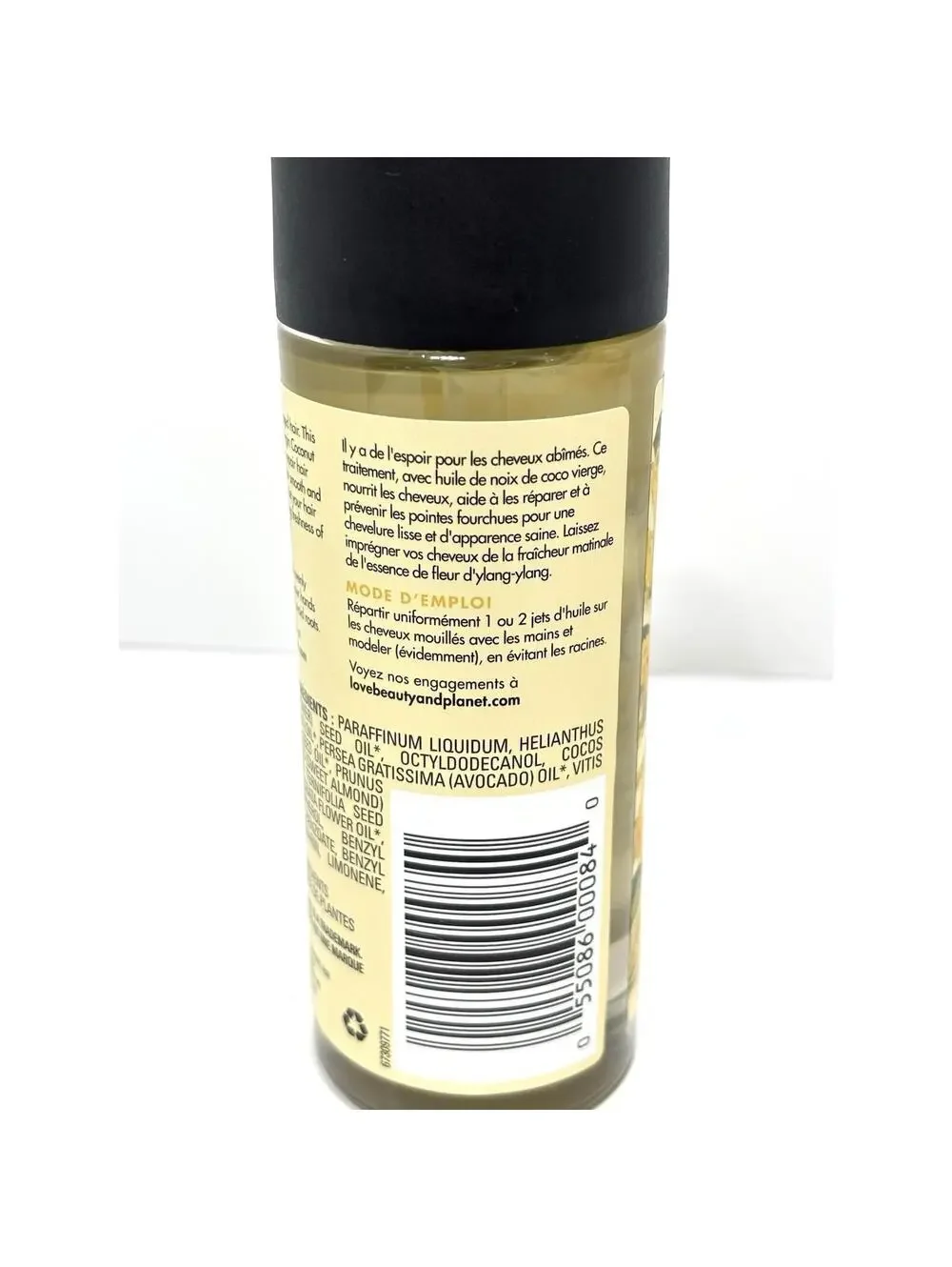 Love Beauty Planet 3-in-1 Benefit Oil Coconut Ylang Ylang Hair Repair New